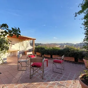 Beautiful Loft In Ponte Milvio With Terrace Roma